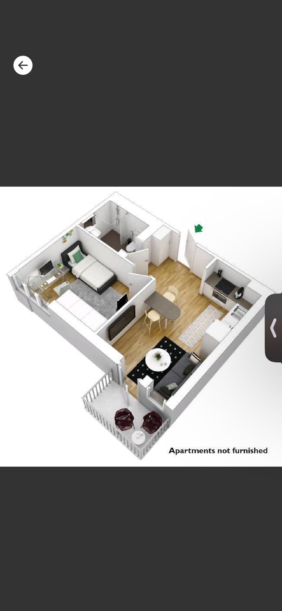 2-room apartment in Oxie, Panelgatan - image 5