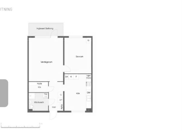 2-room apartment in Märsta, Odensalavägen - image 1