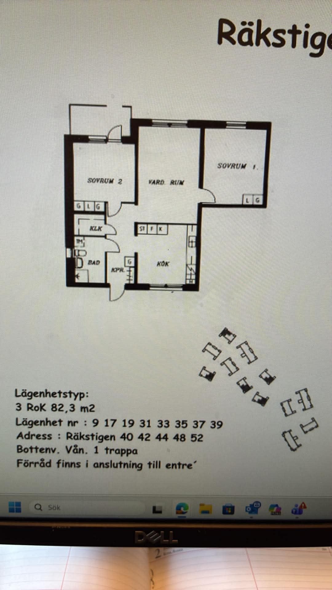 3-rum lägenhet i Piteå, Räkstigen - bild 1 3-rum lägenhet i Piteå, Räkstigen - bild 1